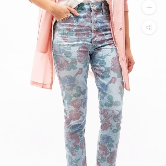 Citizens Of Humanity Denim - Citizens of humanity oLivia crop Floral je…